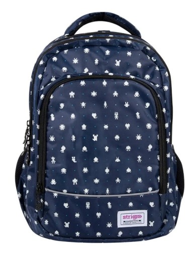 Рюкзак шкільний багатокамерний Strigo Shades of blue 24 л