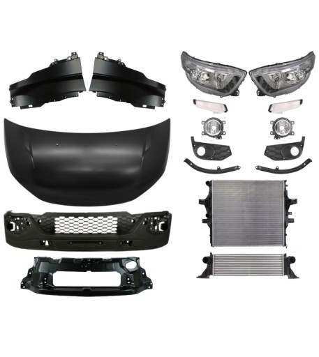 3775 - Iveco Daily 14- Капот, бампер, крыло, ремень