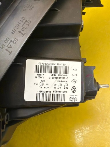 light right Renault Clio V Full Led 19- 260104922R
