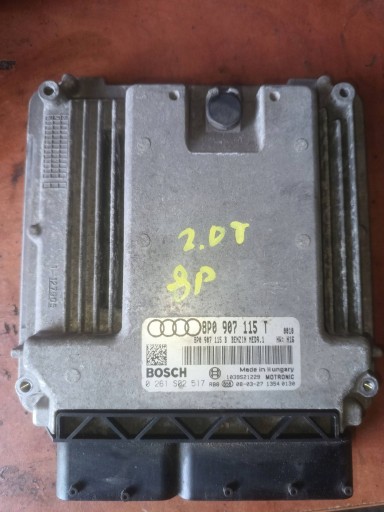 8P0907115T - Audi a3 s3 8p 2004 контроллер/модуль блока управления двигателем