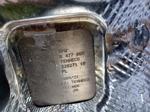 catalyst DPF BMW G11 LIFT 3.0 DIESEL 21r