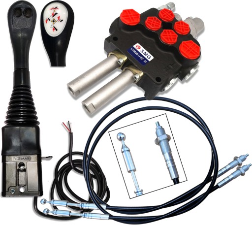 8491.2P.2X2M11 - СПЛИТТЕР 80Л 2 СЕК ЗАЩЕЛКА ДЖОЙСТИК 2Р ПОВОРОТ