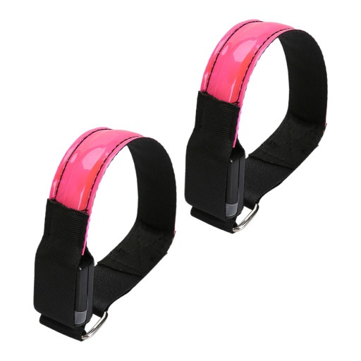 2шт світловідбиваюча світлодіодна стрічка для ременя безпеки