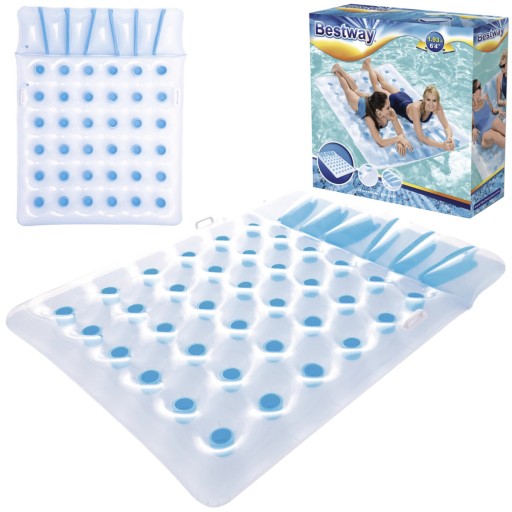 Надувний матрац Bestway 43055 білий 193 х 142 см