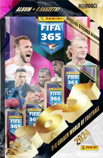 FIFA 365 2024 Panini Štartovacia sada Vrecká Nálepky