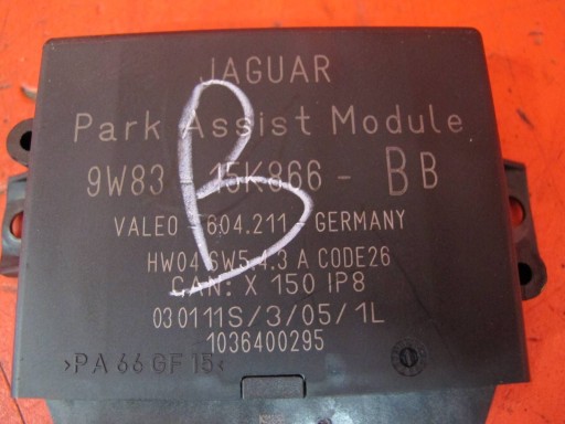 JAGUAR XF XFR X250 modulo Centralina parcheggio PDC 9W83-15K866-BB