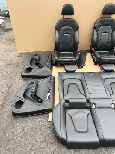 AUDI A5 8T LIFT SLINE SPORTBACK Sitze Ledersitz GRZANE S-LINE KPL.