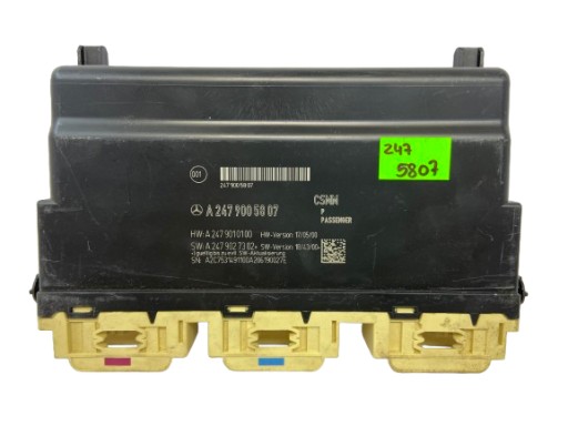 Модуль контролера комп'ютерного сидіння mercedes a2479005807