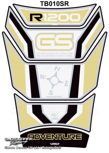TANKPAD MOTOGRAFIX BMW R1200GS Adventure SR 06-13