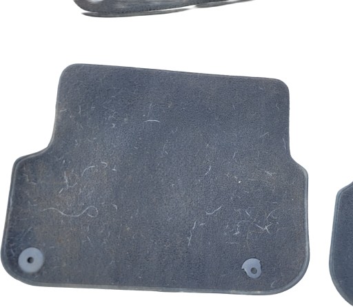 AUDI A6 C6 LIFT mats WELUROWE black, ORYGINALNE KOMPLET EUROPA