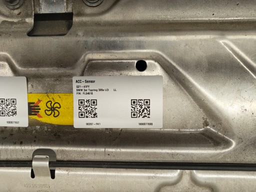 BMW 3 G20 G21 LCI support panel for radiators RADAR
