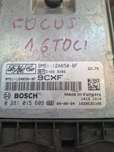 Bedienteil DES MOTORS FORD FOCUS II 1.6 TDCI 9M5112A650BF