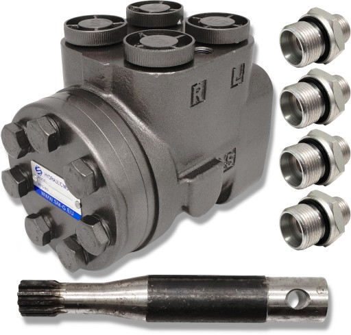 7107.DSCU-080-H1S-13-80N - Orbitrol OSPC 80 on Вал 165 4x ниппель Бизон Урсус