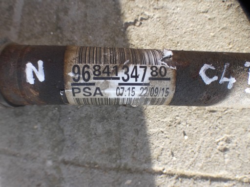 semi-axis left CITROEN C4 9684134780