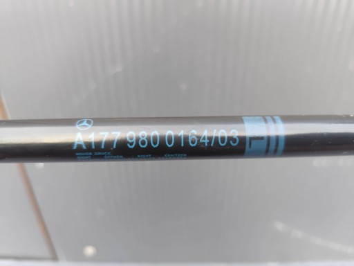 MERCEDES W177 A-KLASA damper SILOWNIKI bonnet rear part A1779800164 A1779800264