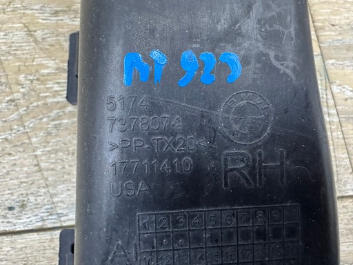 cső, csővezeték DOLOTOWA KANAL levegö TARCZY HAMULCOWEJ BMW X3 F25 F26 7378074
