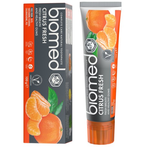 Zubná pasta Splat Biomed Citrus Fresh Bez Fluoridu Citrusová Príchuť 100g