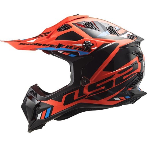 Шлем LS2 SUBVERTER EVO STOMP MX700 черно-оранжевый S