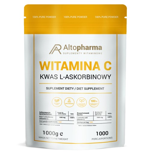 Witamina C W Proszku 100 Kwas L Askorbinowy 1kg 9497794070 Allegro Pl