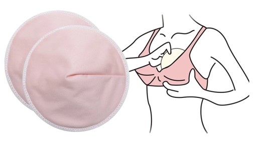 Вкладиші Milababy багаторазові, рожеві, 2 шт.