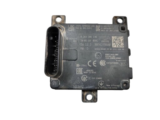 RADAR Sensor MARTWEGO POLA PEUGEOT 3008 III 5008 III GRANDLAND 9856279680