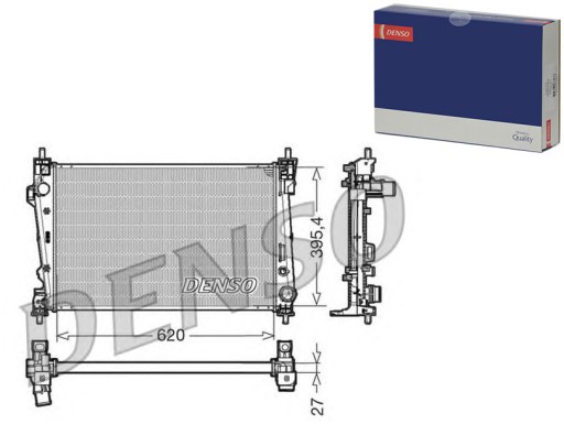 DENDRM01006/RS2 - Радиатор двигателя denso 50526636 50514481 ra000012