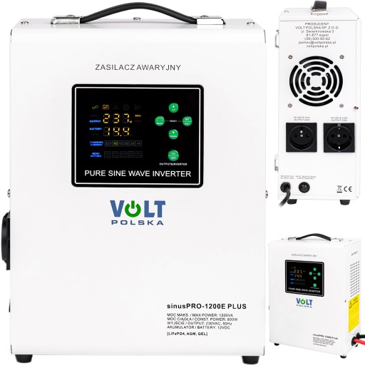 Аварійне джерело живлення ups піч sinus pro 1200e 1200w 12v agm gel lifepo4