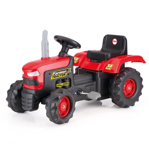 Detský traktor Dolu červený