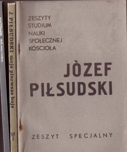 JÓZEF PIŁSUDSKI zeszyt specjalny ZESTAW 3 sztuki