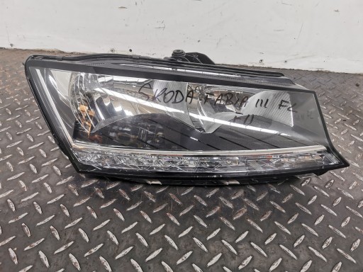 ФАРА ПРАВАЯ SKODA FABIA 3 III LIFT LED 2018- 6V1941016D