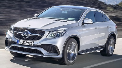 Пороги AMG Mercedes GLE Coupe 2015-2020