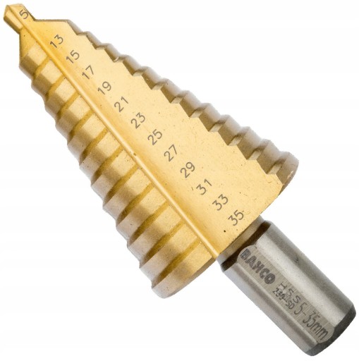 BAHCO 230-SD СТУПЕНЧАТОЕ СВЕРЛО ПО МЕТАЛЛУ 5–35 мм