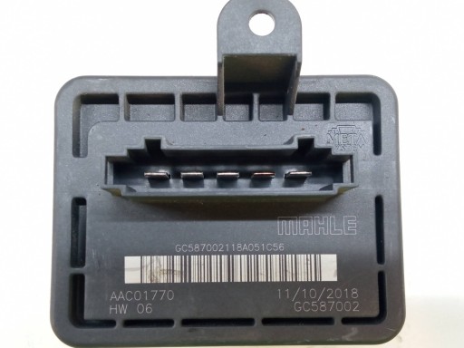 tOPENÍ klími rezistor, reostat, regulátor EU KOMPLET GC587002 HB613001 Opel Crossland a