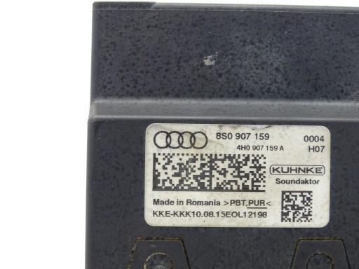 Centralina modulo DZWIEKU Motore dello scarico AUDI TT 8S0907159