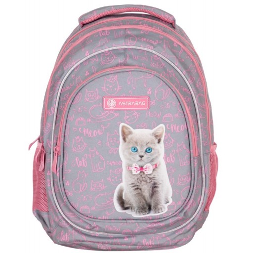 Plecak szkolny Kot Pink Kitty dla dzieci Astra 20L