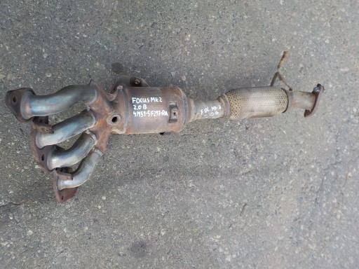exhaust manifold catalyst ford focus mk2 2,0 16v