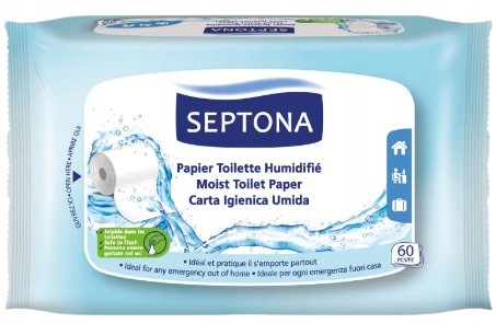 SEPTONA Vlhčený toaletní papír 60 listů