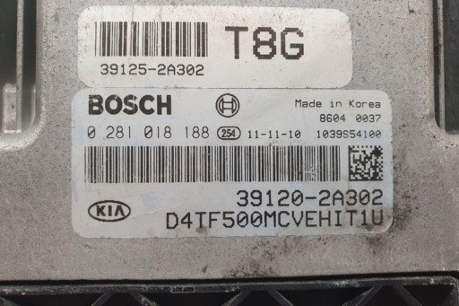 39120-2A302 - Ебу двигуна kia optima 391202a302 1.7l diesel 104kw 2012