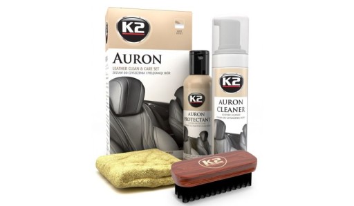 K2 AURON набор для ухода за кожей + щетка