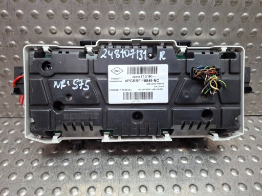 dials 248107131R RENAULT CAPTUR and 1.5 DCI 2013