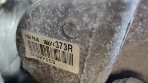 engine do Renault Megane III 3 K4MP848 K4M848 1598ccm 101KM/74kW 1.6 16V