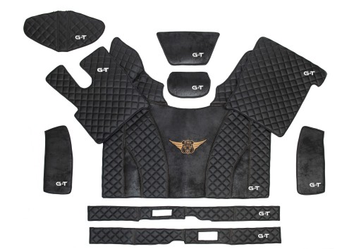 КОВЕР ЭЛИТНЫЕ КОВРИКИ 2 DAF XF106 ОТ 2017 НОВИНКА