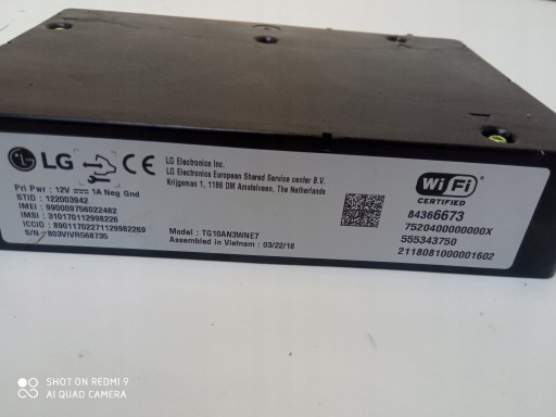 OPEL CORSA E module control unit WIFI 84366673