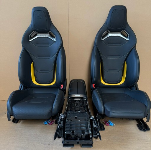 IDEALNE KPL. seats + MODULY MERCEDES W206 C63 GRZANE WENTYLACJA AMG 1