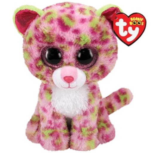 Шапочка Beanie Boos Lainey - Pink Leopard 15см