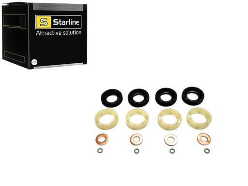 ND-5158S - КОМПЛЕКТ ПРОКЛАДОК ДЛЯ ІНЖЕКТОРА - ДЛЯ 4 КОМПЛЕКТІВ ІНЖЕКЦІЙ STARLINE
