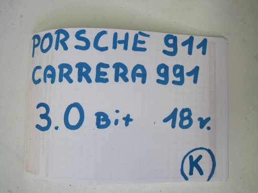 cijev vode PORSCHE CARRERA 991 911 3,0BIT 9A210651271