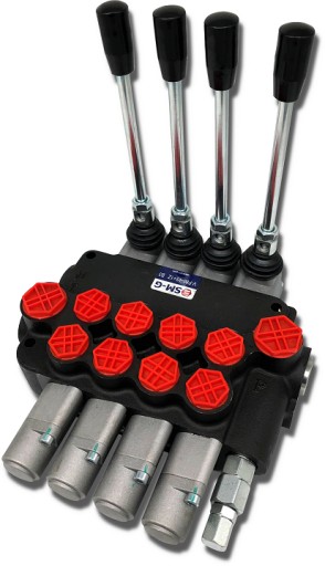 3319 - ГІДРАВЛІЧНИЙ СПЛІТТЕР 80Л 4 РОЗДІЛУ + ЗАСУВКА