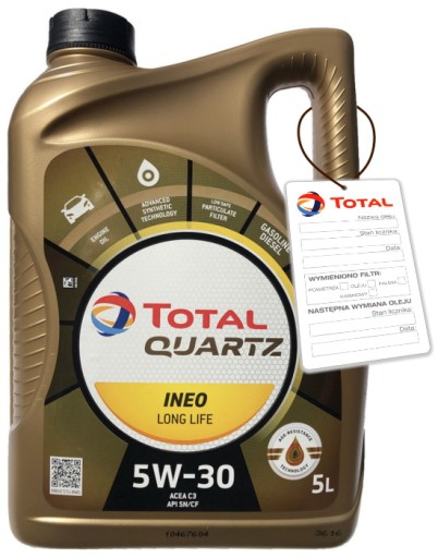 Total Quartz Ineo Long Life 5W30 5 L - 35,90 € 