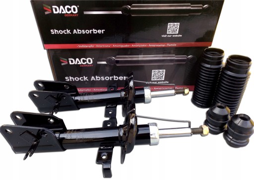 453926 - Комплект 2х амортизаторів передніх амортизаторів, накладок на бампер для renault laguna ii